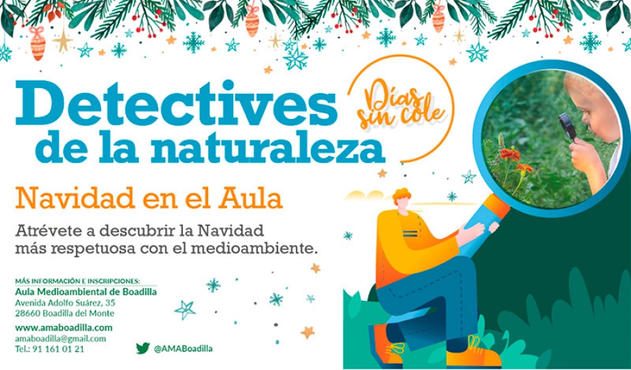 Boadilla del Monte | El Aula Medioambiental ofrece varios Días sin Cole durante las vacaciones de Navidad