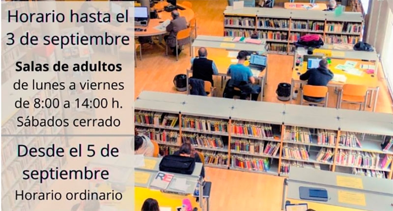 Villaviciosa de Odón | Horarios especiales de verano de la biblioteca municipal Luis de Góngora