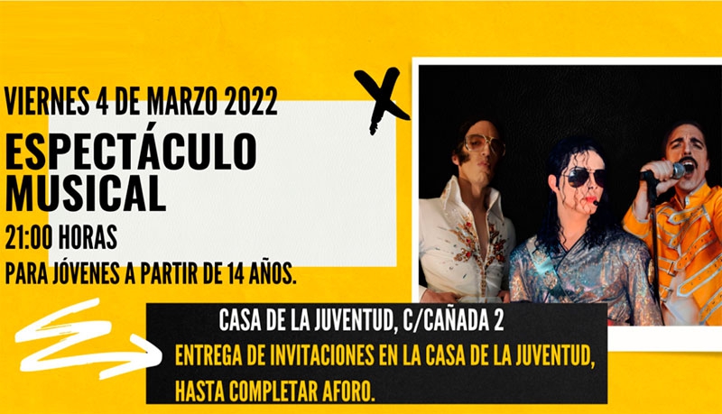 Humanes de Madrid | La Concejalía de Juventud organiza el primer tributo a Freddie Mercury, Elvis Presley y Michael Jackson