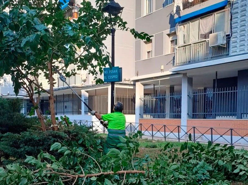 Humanes de Madrid | El Ayuntamiento pone en marcha un nuevo contrato de mantenimiento de parques y zona verdes con importantes mejoras