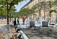 San Lorenzo de El Escorial | La rehabilitación de la Avenida de Juan de Borbón y Battenberg encara su segunda fase