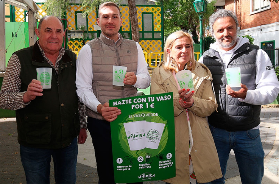 Collado Villalba | La implantación de vasos reutilizables permitirá unas fiestas de San José Obrero mucho más limpias y una considerable reducción de residuos