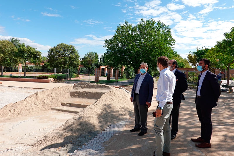 Villanueva de la Cañada | Visita a las obras de mejora en el centro urbano