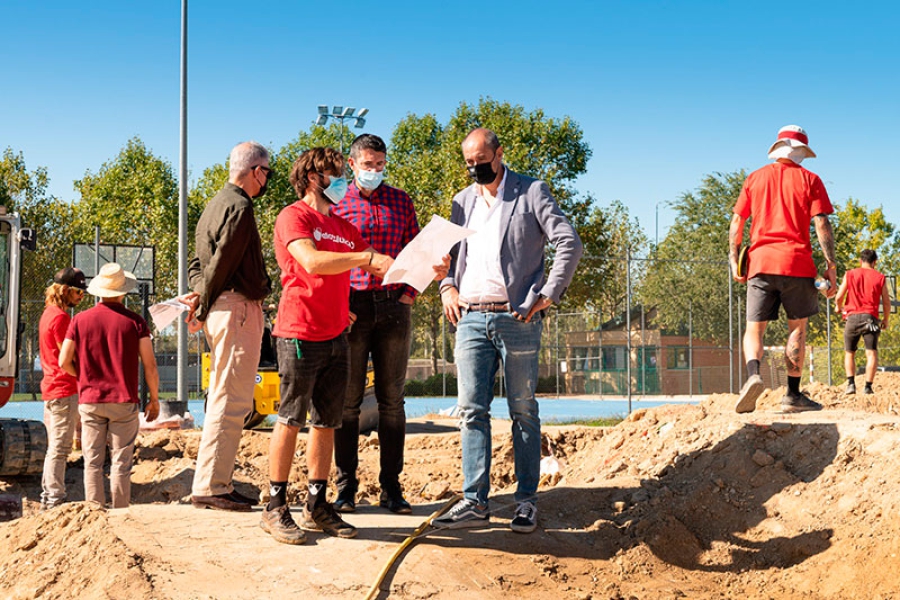 Sevilla la Nueva | Comienzan las obras de un nuevo circuíto de Pump Track