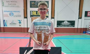 Guadarrama | El guadarrameño Pablo Sanz se impone en el Máster Nacional de Bádminton en Sub13