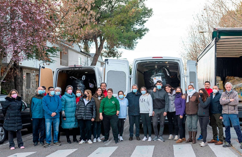 Villanueva de la Cañada | Villanueva de la Cañada envía unas 20 toneladas de ayuda humanitaria a refugiados ucranianos