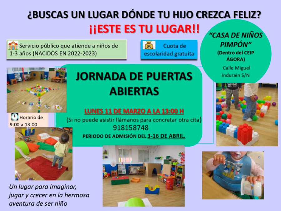 Brunete | Puertas abiertas en la Casa de Niños Pimpón