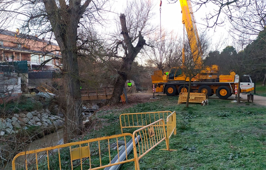 Arroyomolinos | El Ayuntamiento comienza las obras en el arroyo de la Arroyada