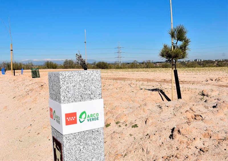 Villaviciosa de Odón | Plantados cientos de árboles en en el Arco Verde de la Comunidad de Madrid de Villaviciosa de Odón