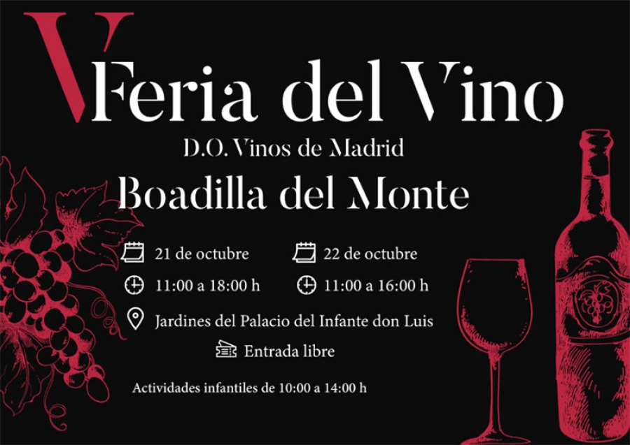 Boadilla del Monte | El próximo fin de semana regresa la Feria del Vino a Boadilla del Monte