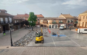 Villamanta | Comienzan las obras que transformarán la Plaza Juan Carlos I de Villamanta