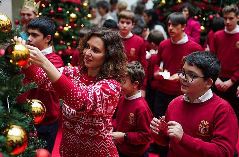 Felicitación Navideña de la presidenta de la Comunidad de Madrid