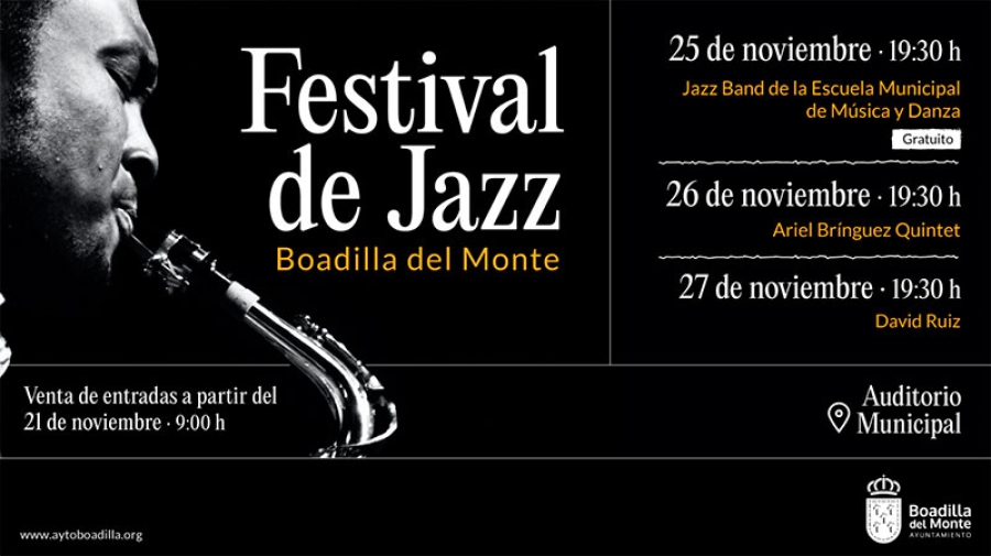 Boadilla del Monte | Música de las Big Bands americanas y ritmos cubanos, en el Festival de Jazz de Boadilla del Monte