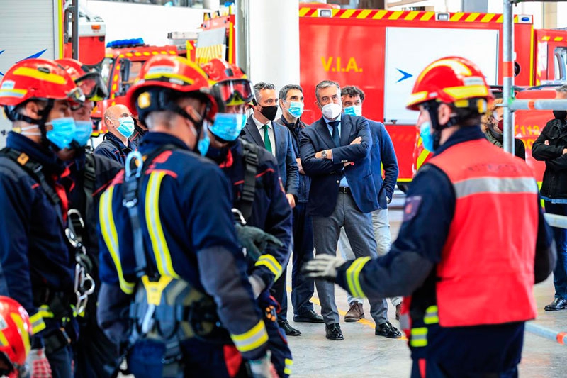 La Comunidad forma a sus aspirantes al Cuerpo de Bomberos en operaciones de salvamento