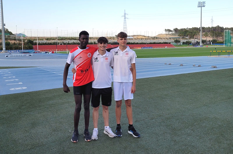 Moralzarzal | El atleta de Moralzarzal Nicolás Stanislas, campeón de España sub-16 de Triple Salto