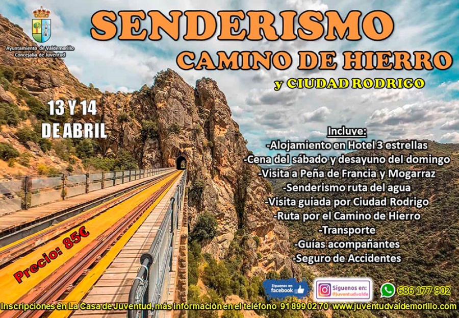 Valdemorillo | Fin de semana de senderismo para marchar del Camino de Hierro a la Ruta del Agua y visitar la Peña de Francia y Mogarraz