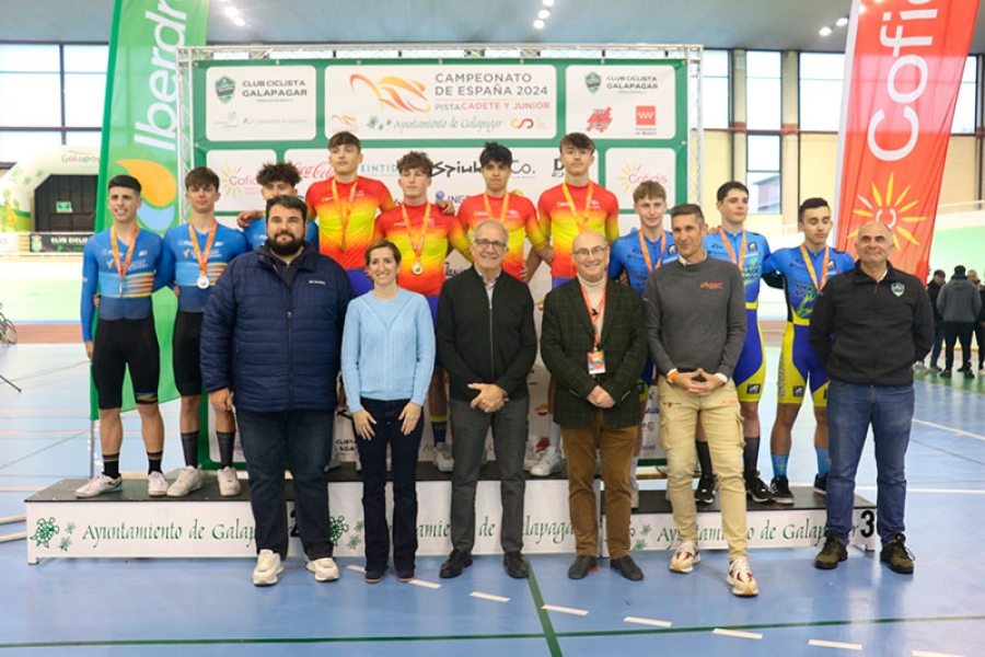 Galapagar | Récord de participación en el Campeonato de España de pista cadete y junior con 158 ciclistas