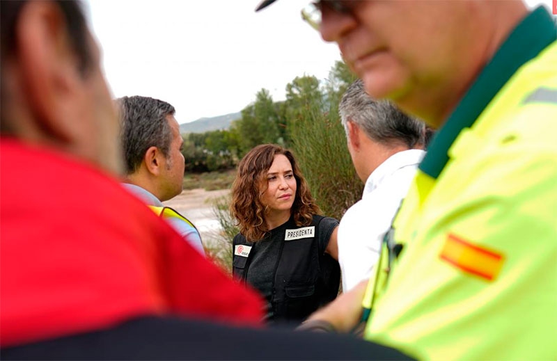 INSTITUCIONAL | La Comunidad de Madrid solicitará la declaración de zona gravemente afectada para municipios afectados por la DANA