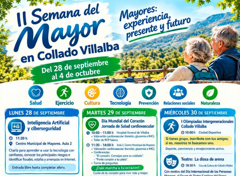 Collado Villalba | Collado Villalba celebra la II Semana del Mayor