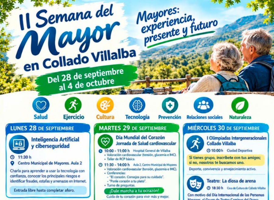 Collado Villalba | Collado Villalba celebra la II Semana del Mayor