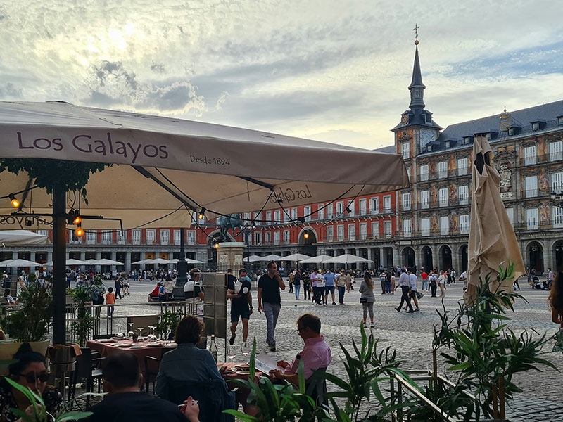 La Plaza Mayor desde Los Galayos