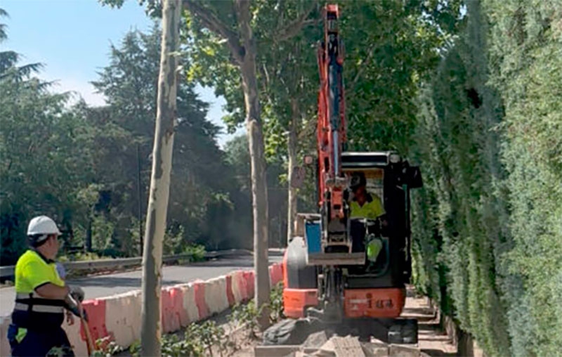 Galapagar | Comienzan las obras de la carretera de Guadarrama, la primera gran actuación de la inversión histórica de 3,5 millones de euros en Galapagar