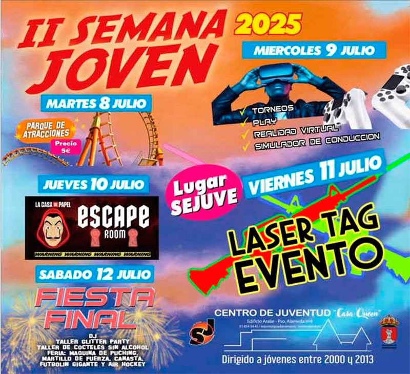 Guadarrama | Comienza la segunda Semana Joven del Servicio de Juventud de Guadarrama