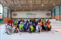 Galapagar | La selección madrileña de hockey línea se ha concentrado en Galapagar para preparar el Campeonato de España