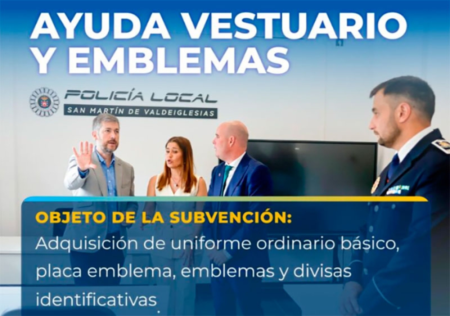 San Martín de Valdeiglesias | Nueva dotación para la Policia Local