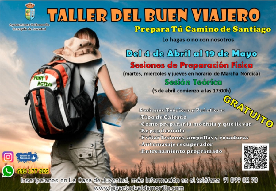 Valdemorillo | El taller del buen viajero, entre el 4 de abril y el 19 de mayo