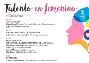 San Lorenzo de El Escorial | Jornada “Talento en femenino” con emprendedoras locales