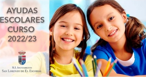 San Lorenzo de El Escorial | Abierto el plazo para solicitar la Ayuda Escolar Progresiva, asociada a la renta familiar, correspondiente al curso 2022-2023