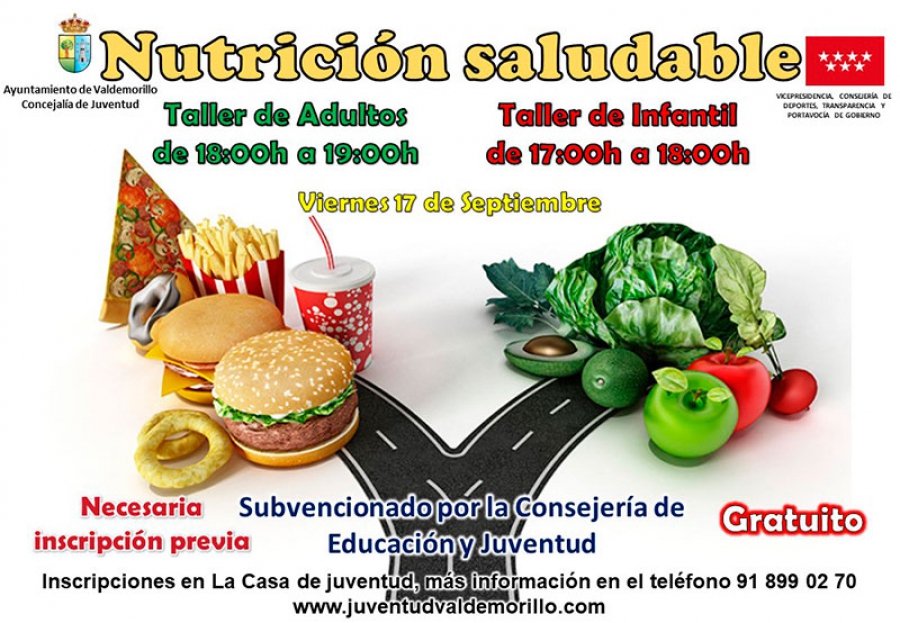 Valdemorillo | Nuevo taller de alimentación saludable y hábitos alimenticios para los más jóvenes