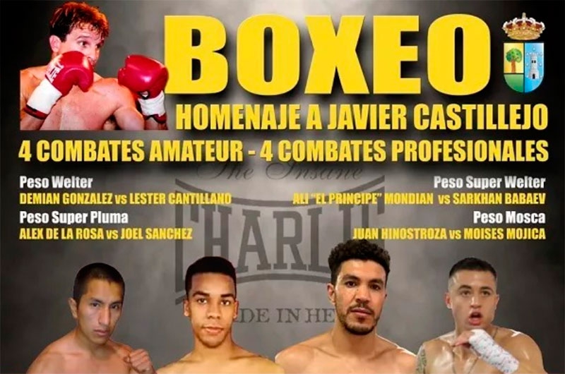 Valdemorillo | El boxeo homenajea este sábado a Javier Castillejo con la disputa de cuatro combates profesionales