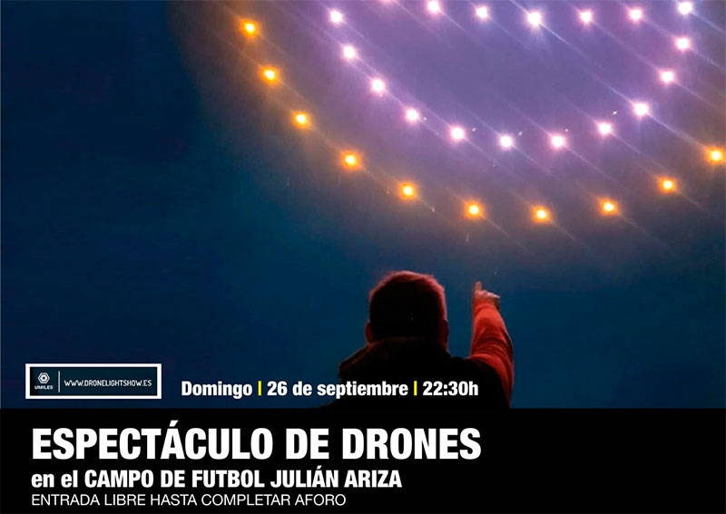 Torrelodones | Espectáculo lumínico con drones en Torrelodones