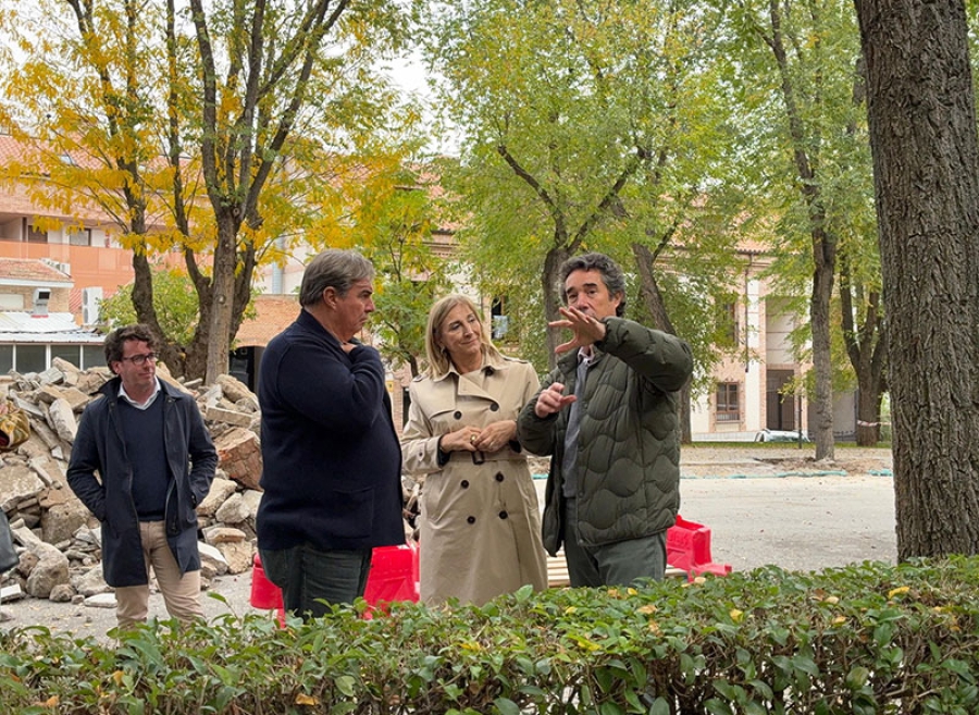 Brunete | Asfaltado de diez calles y reurbanización del entorno de los parques Luis Martín Granizo y de la Asunción, con una inversión de más de 1,3 millones de euros de la Comunidad de Madrid