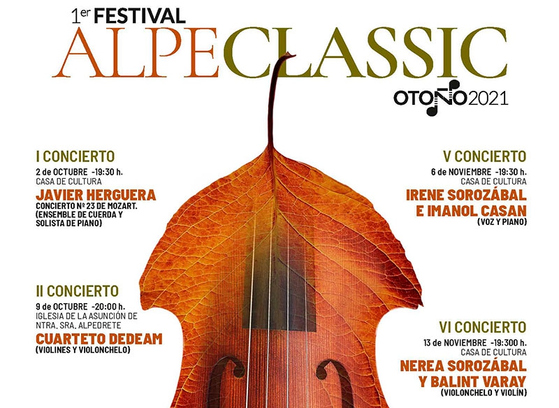 Alpedrete | I Festival de música clásica Alpeclassic 2021