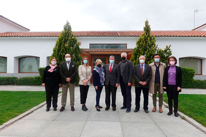 Villanueva de la Cañada | Visita del presidente de la Cámara de Comercio de La Cañada Flintridge