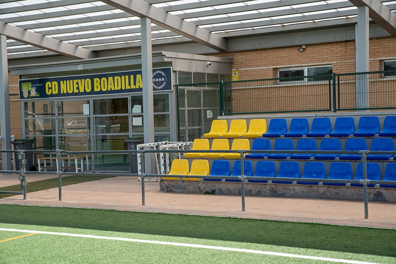 Boadilla del Monte | El Ayuntamiento instala ocho cámaras en el acceso a los vestuarios del Complejo Deportivo Ángel Nieto