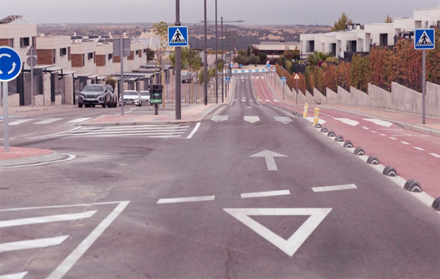 Boadilla del Monte | Finalizan las obras de reordenación de la calle Méndez Núñez, en Cortijo Sur
