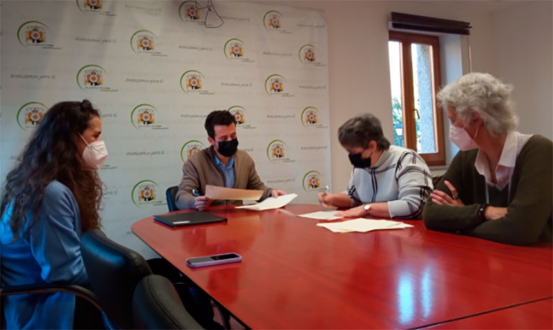 El Escorial | El Ayuntamiento firma un nuevo convenio de colaboración con la Asociación Aulencia