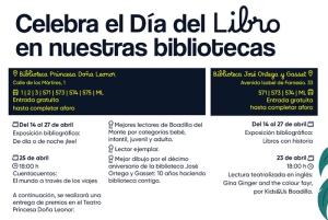 Boadilla del Monte | Las bibliotecas municipales celebrarán el Día del Libro con varias actividades y dos exposiciones bibliográficas