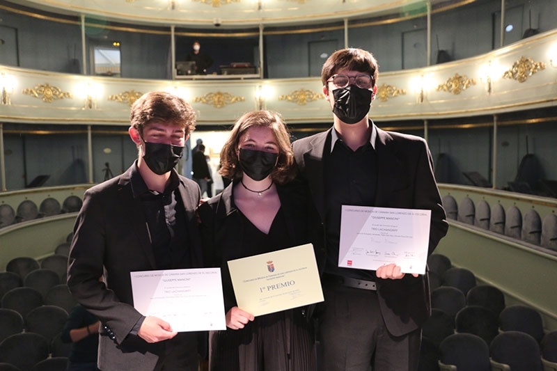 San Lorenzo de El Escorial | El Trío Lachangriff se alza con el primer premio del I Concurso de Música de Cámara “Giuseppe Mancini”