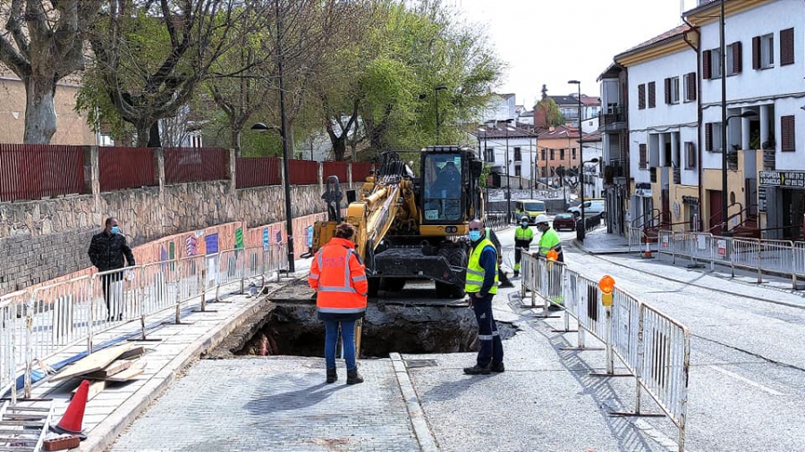 San Martin de Valdeiglesias | La intervención del Ayuntamiento evita un posible derrumbe