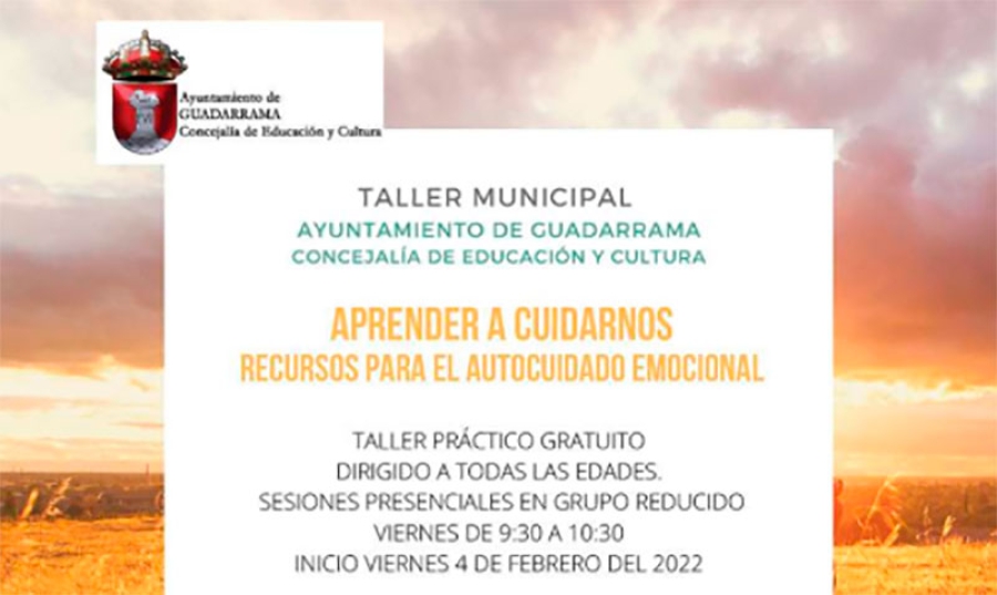 Guadarrama | Cultura pone en marcha un taller para autocuidar las emociones