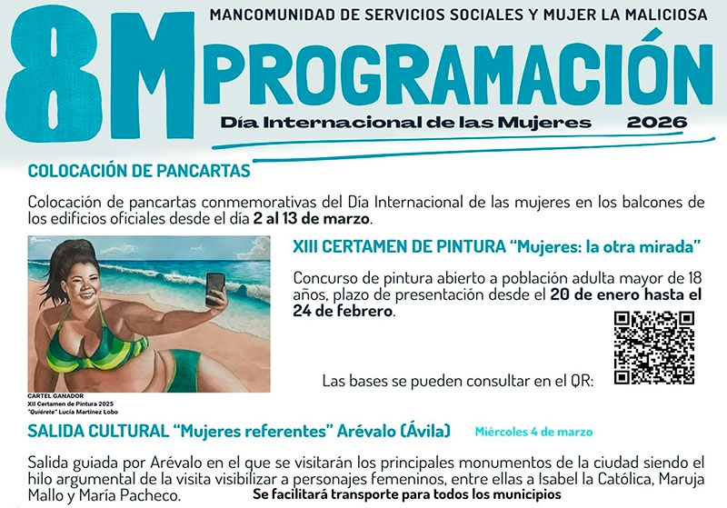 Los Molinos | Los Molinos celebra el 8M con una variada programación cultural, formativa y familiar